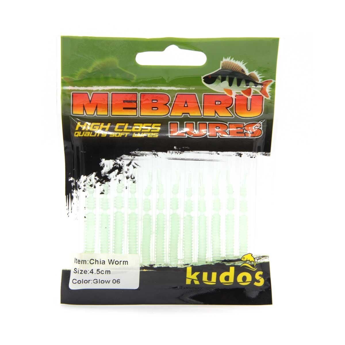 Kudos Chia Worm 4.5Cm Silikon Yem GLOW 06