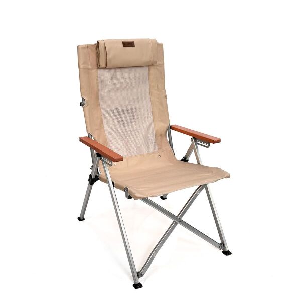 Madfox Haven 6 Kademeli Katlanır Kamp Sandalyesi Bej