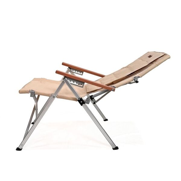 Madfox Haven 6 Kademeli Katlanır Kamp Sandalyesi Bej