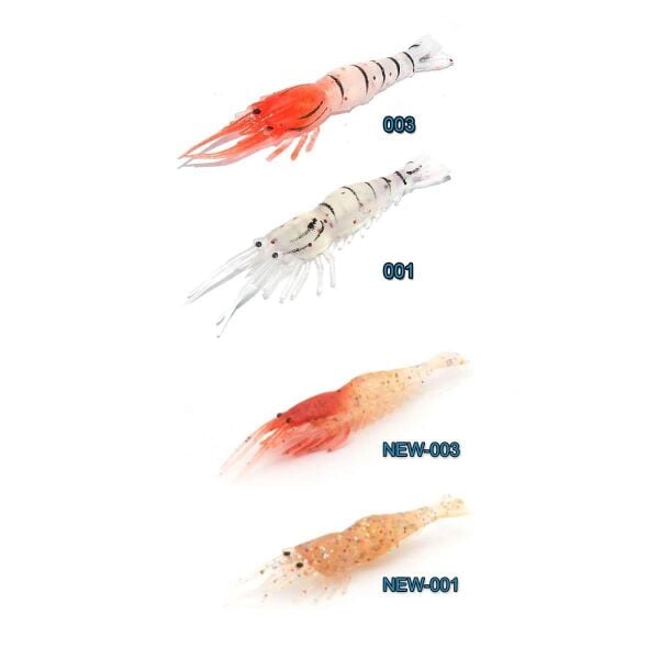 Captain Soft Shrimp 6,5cm Silikon Karides Yem