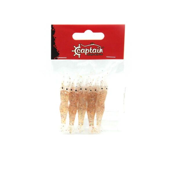 Captain Soft Shrimp 6,5cm Silikon Karides Yem