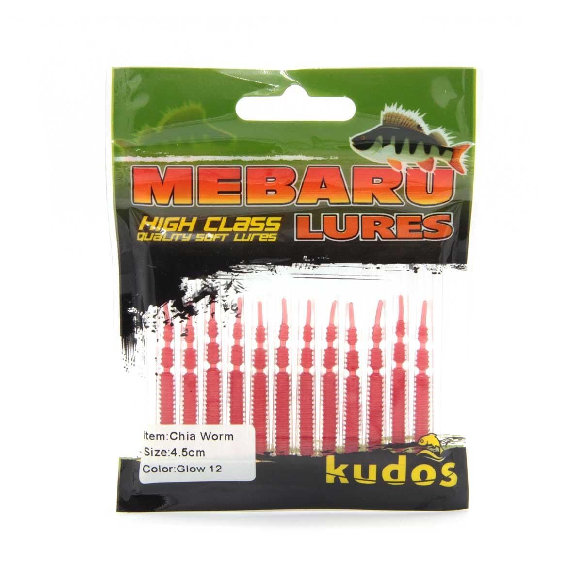 Kudos Chia Worm 4.5Cm Silikon Yem GLOW 12