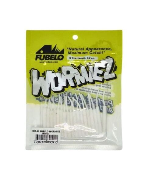 Fubelo Wormiez 5.2 cm LRF Silikon Yem WHİTE
