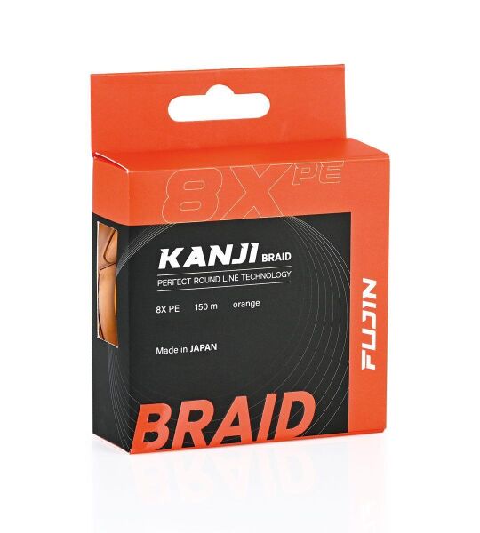 Fujin Kanji 8X 150MT Pe Line Olta Misinası ORANGE - 0,148 mm