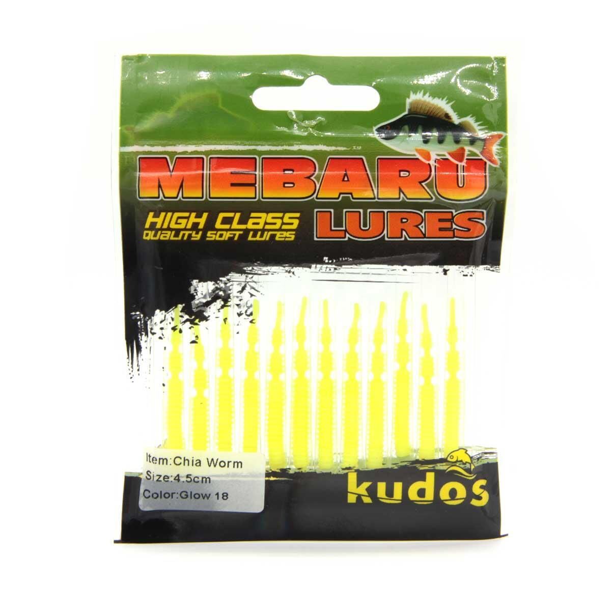 Kudos Chia Worm 4.5Cm Silikon Yem GLOW 18