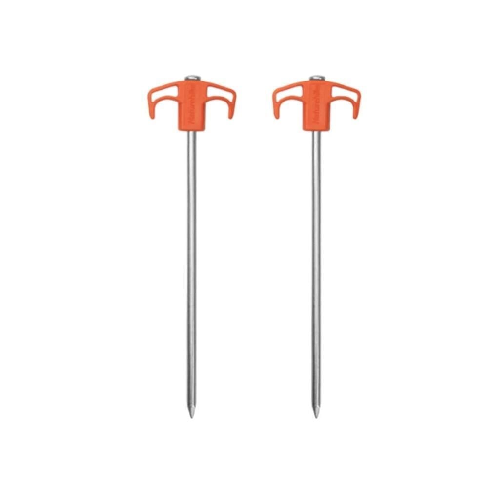 Naturehike Çadır Kazığı 25 cm ( Galvanizli Demir ) (2 Pcs) TURUNCU