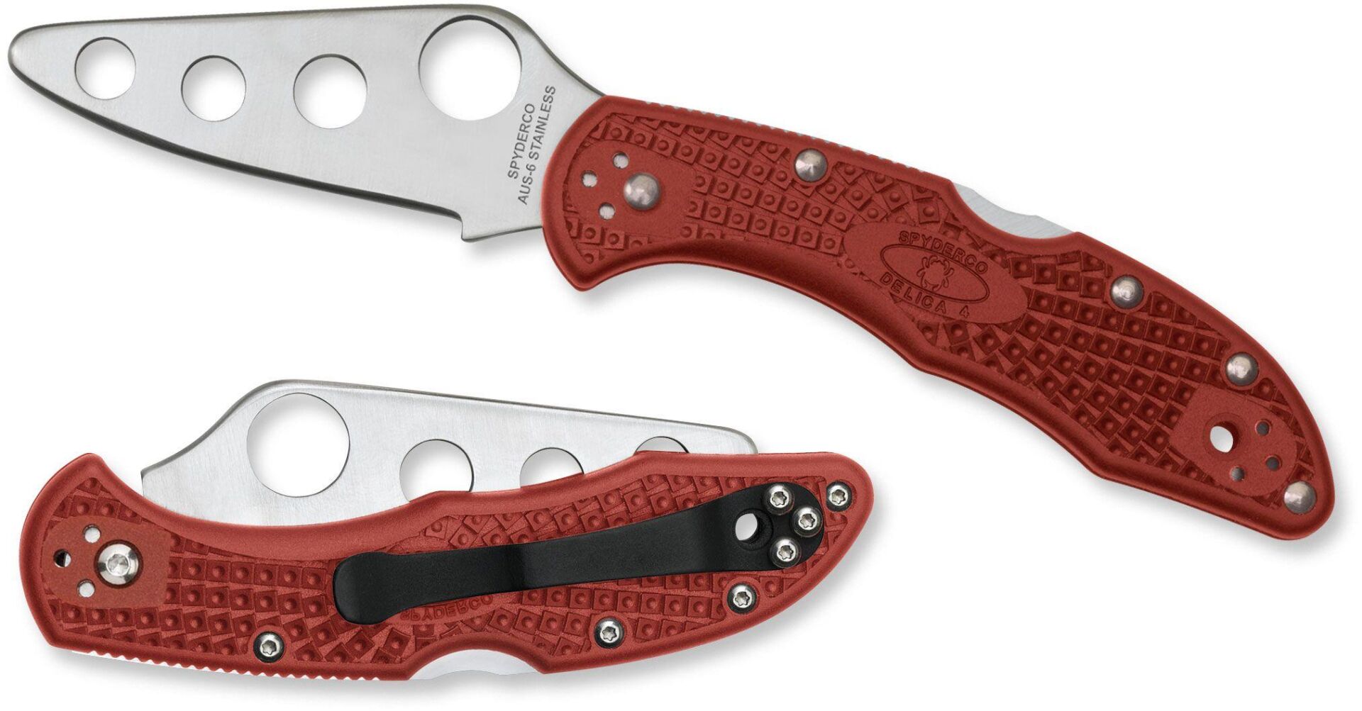 Spyderco C11TR Delica Trainer Kırmızı Çakı
