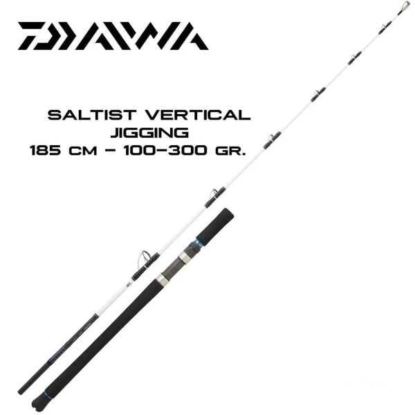 Daiwa Saltist Vertical Jigging II 185 cm 100-300 gr 2 Parça Jig Olta Kamışı