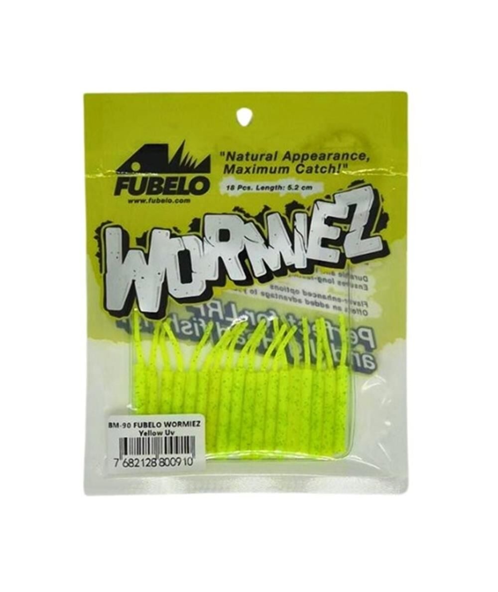 Fubelo Wormiez 5.2 cm LRF Silikon Yem Yellow UV