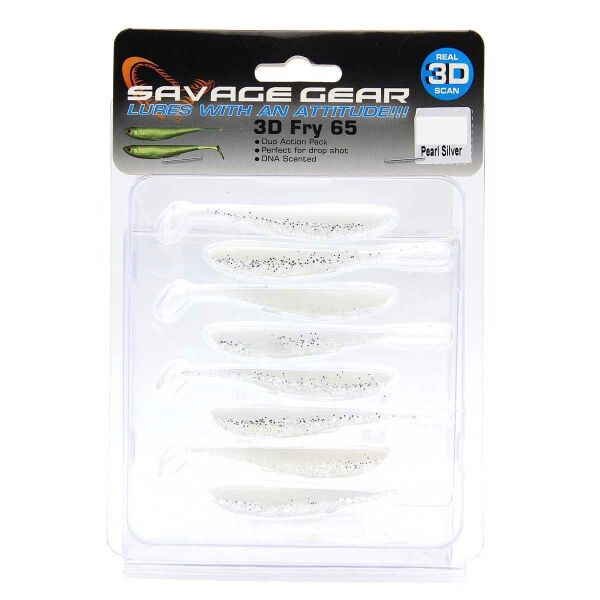 Savage Gear 3D LB Fry 50 Silikon Yem CHARTREUSE PEARL