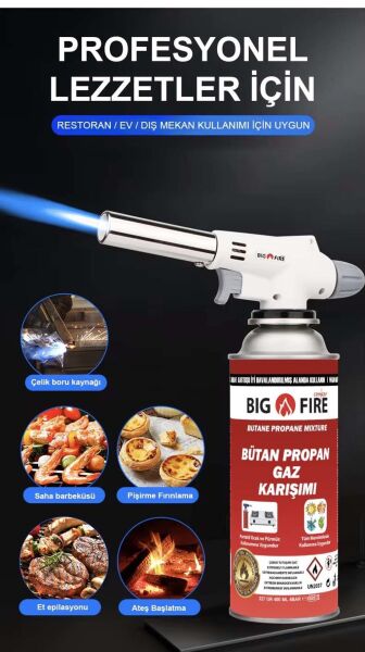 Big Fire Power Torch Çakmaklı Pürmüz