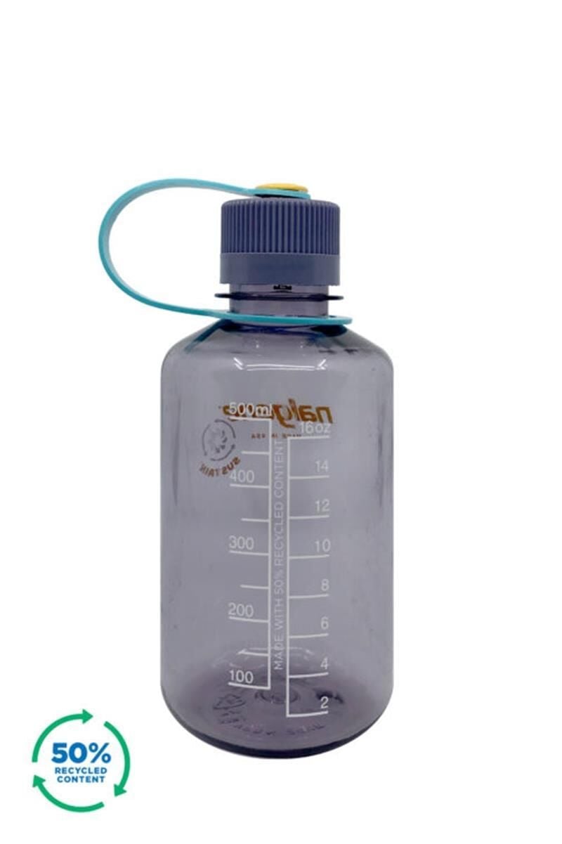 Nalgene 16oz Narrow Mouth Loop-Tops Tritan Suluk Aubergine