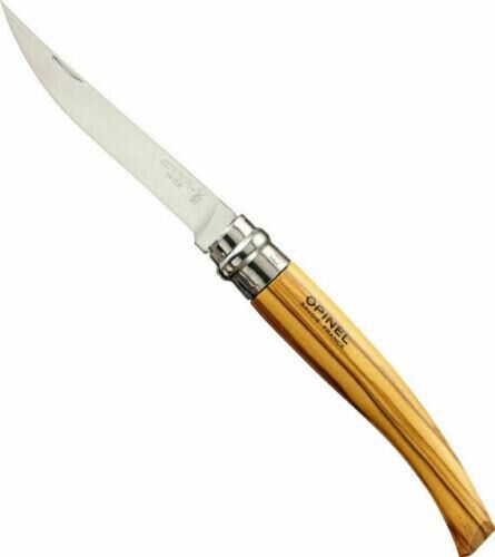 Opinel Inox Slim Line 10 Olive Tree Fleto Çakı