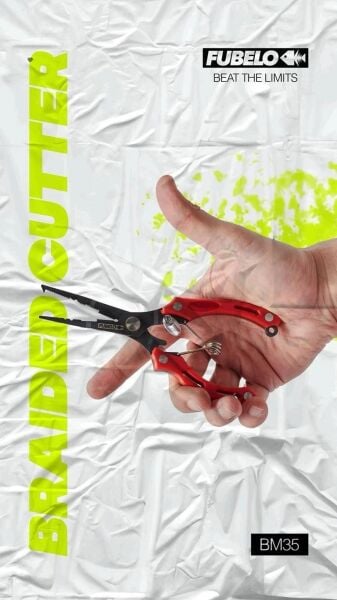 Fubelo Long Split Balıkçı Pensesi KIRMIZI