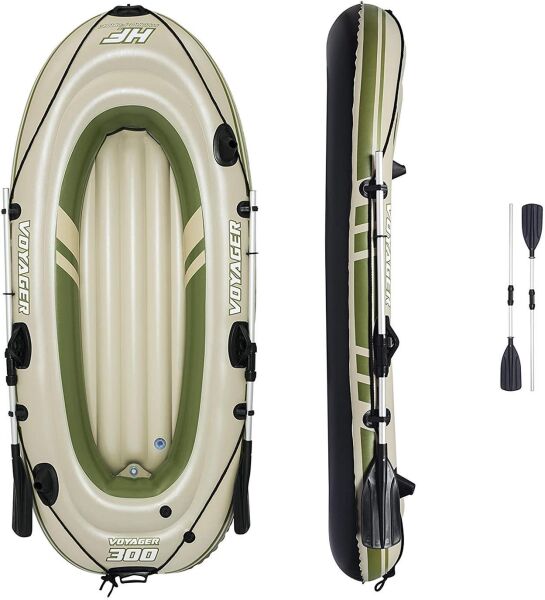 Bestway Hydro-Force Voyager 300 Şişme Bot Set Bej