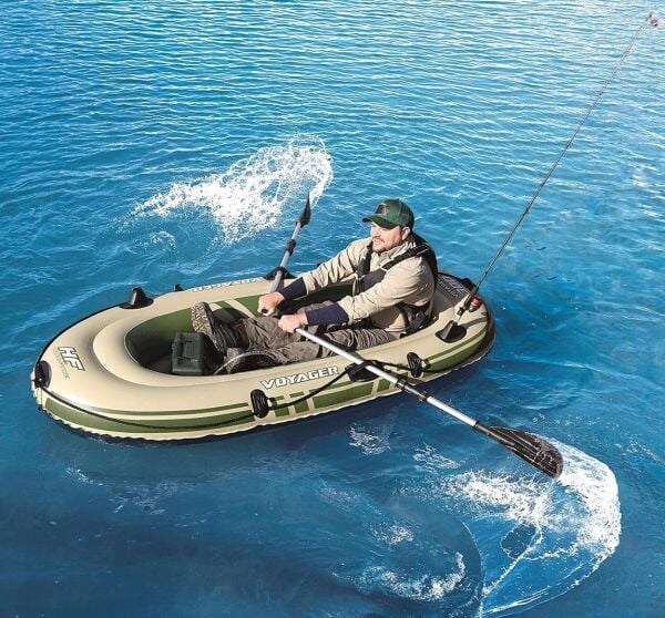 Bestway Hydro-Force Voyager 300 Şişme Bot Set Bej