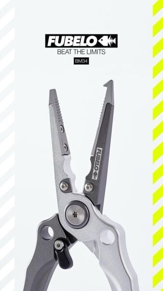 Fubelo Spling Ring Balıkçı Pensesi GRİ