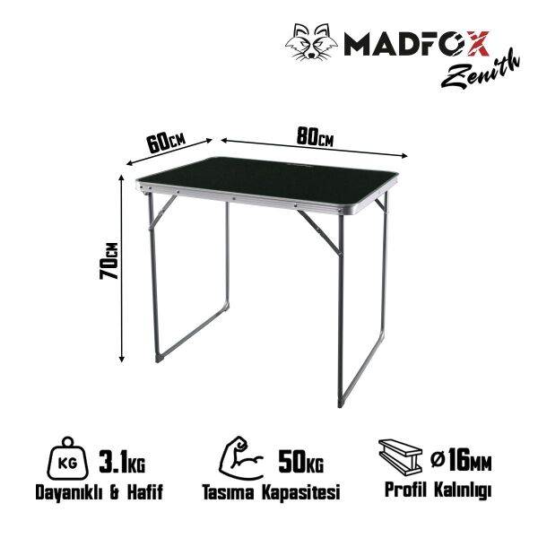 Madfox Zenith Katlanır Kamp Masası