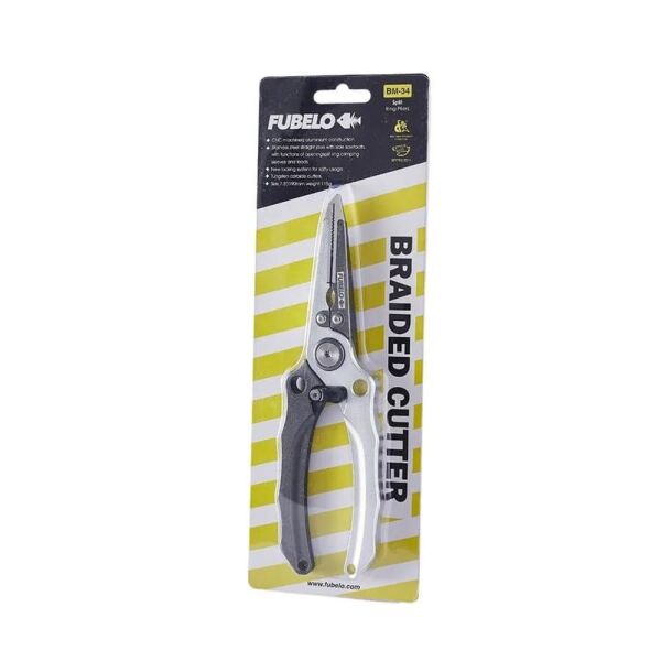 Fubelo Spling Ring Balıkçı Pensesi GRİ
