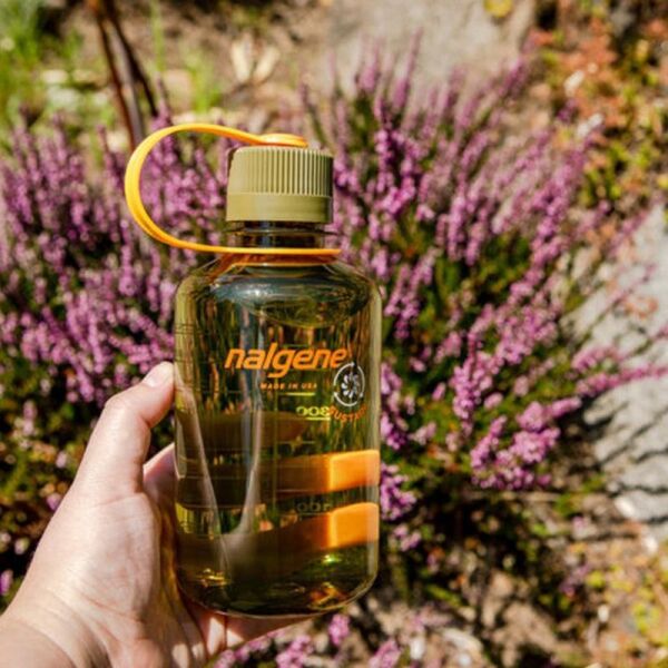 Nalgene 16oz Narrow Mouth Loop-Tops Tritan Suluk Olive