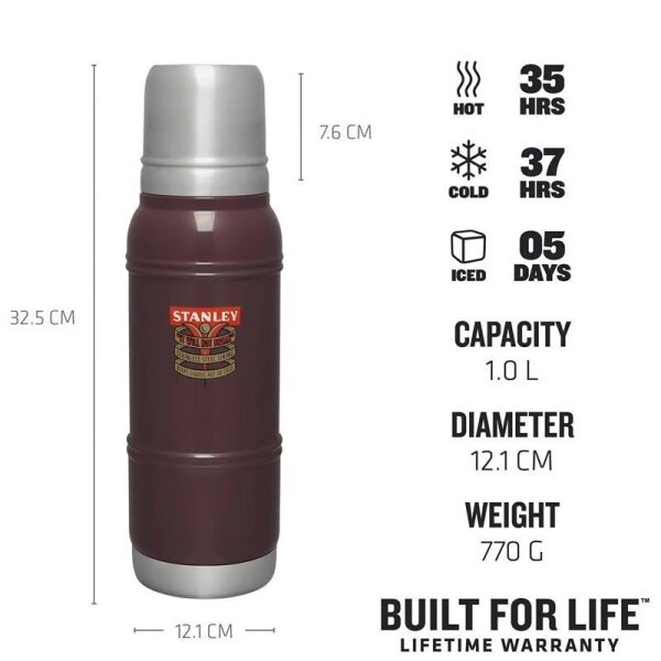Stanley Milestones Termos 1 Lt [1940 Özel Seri] Bordo BORDO