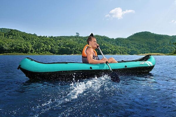 Bestway Hydro-Force Venture X2 Kayak 2 Kişilik Şişme Kano Set TURKUAZ