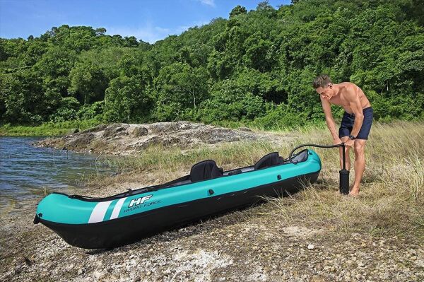 Bestway Hydro-Force Venture X2 Kayak 2 Kişilik Şişme Kano Set TURKUAZ
