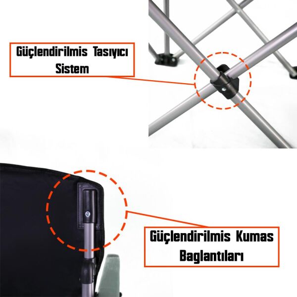 Madfox Journey Katlanır Kamp Sandalyesi