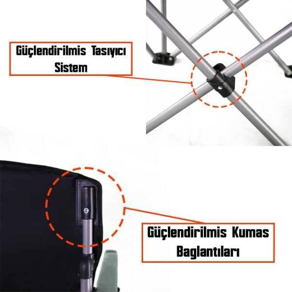 Madfox Journey Katlanır Kamp Sandalyesi