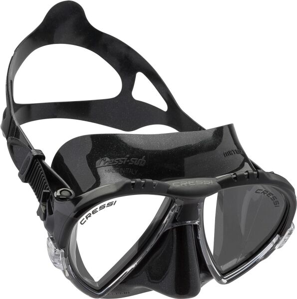 Cressi Pro Star Palet Maske Şnorkel Seti BLACK - NO:43-44