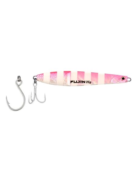 Fujin Jigeer 28gr 102mm Kaşık Yem PİNK ZEBRA GLOW
