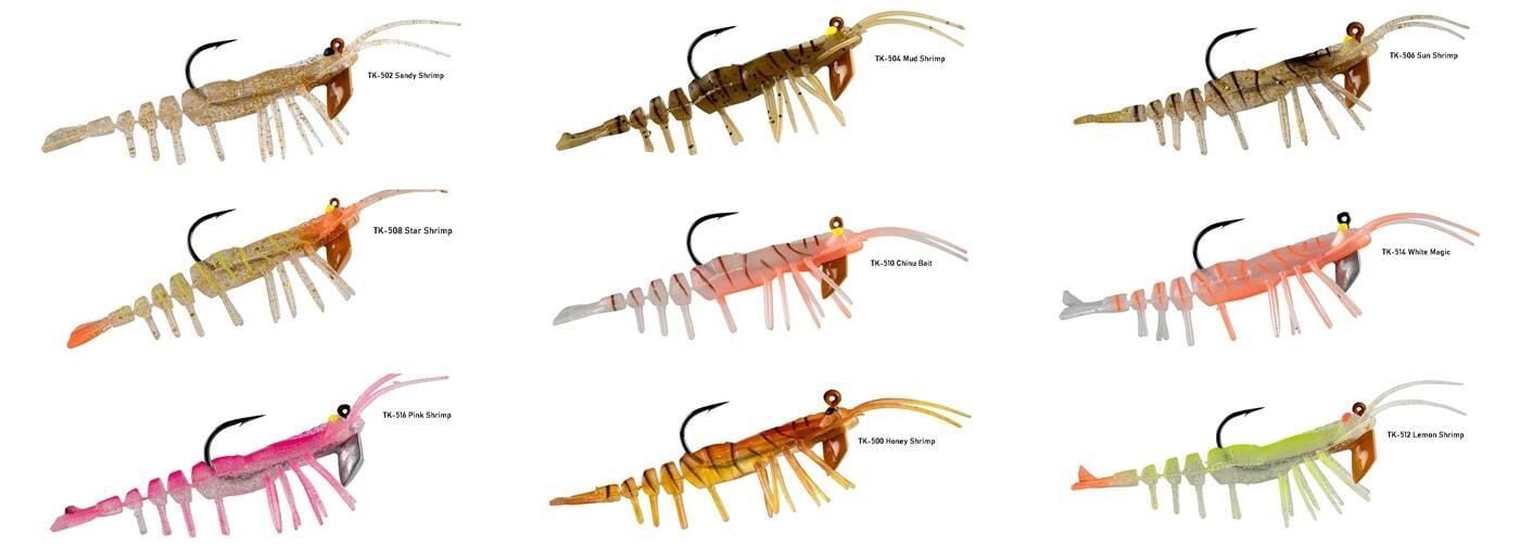 Hanfish Teke Shrimp Karides 75 mm 7 gr Silikon Yem HONEY SHRIMP