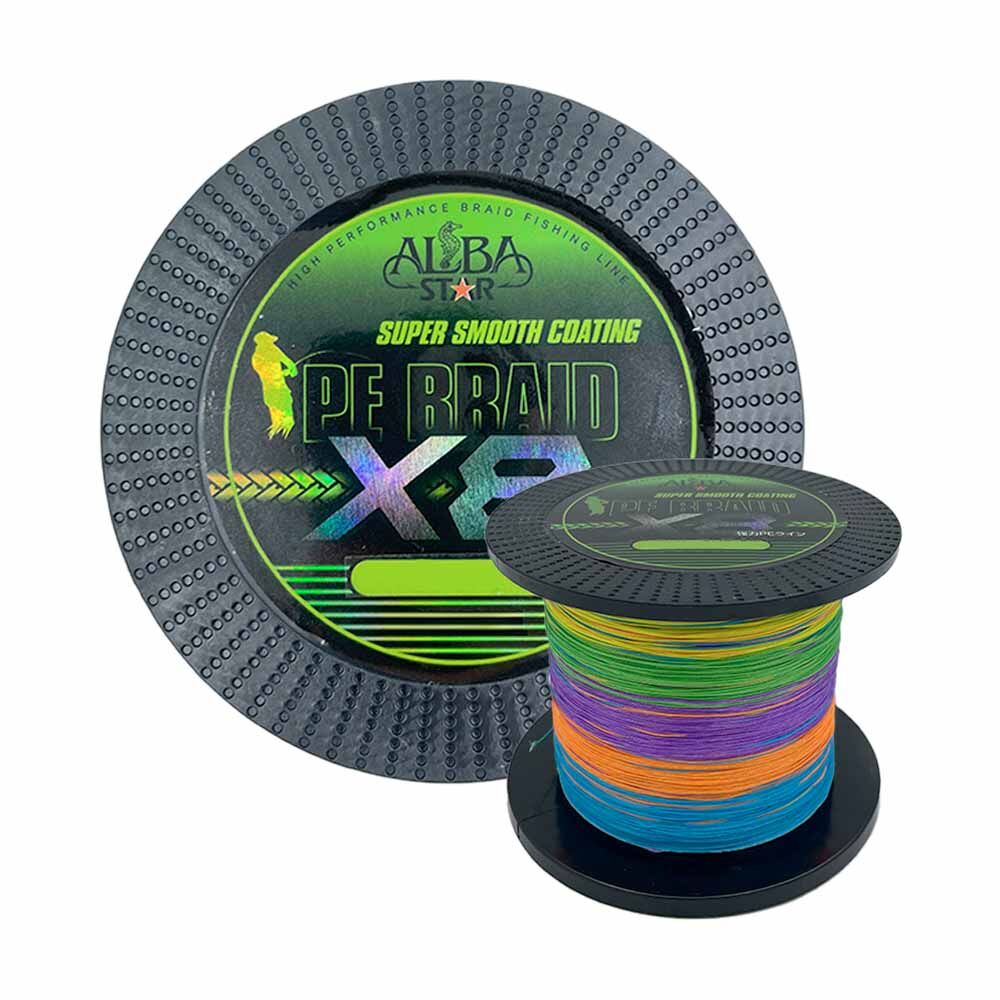 Albastar Carrier 8x Pe İp Misina MULTICOLOR - 0.37MM - 600M - 35.60KG