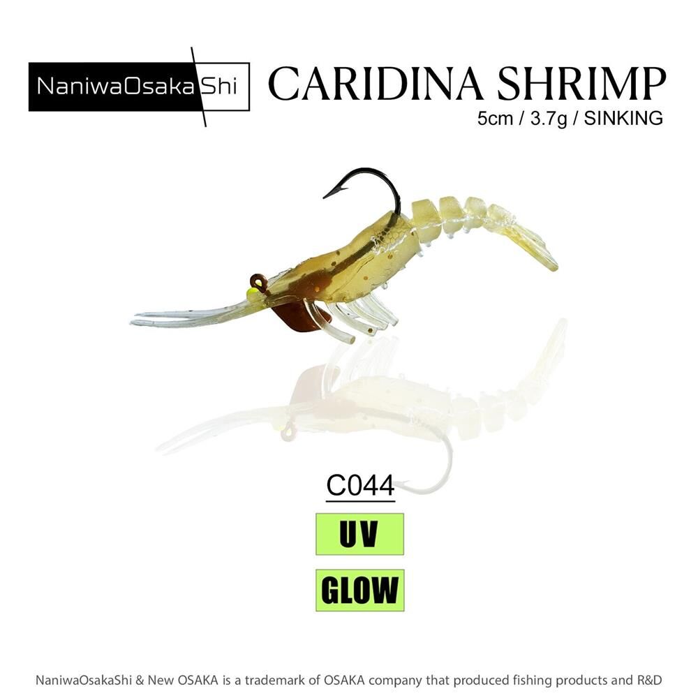 Osaka Caridina Shrimp 5 cm 3.5 gr Silikon Karides Yem C044