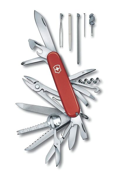 Victorinox 1.6795.LB1 SwissChamp (33) Deri Kılıflı Çakı (Blisterli)