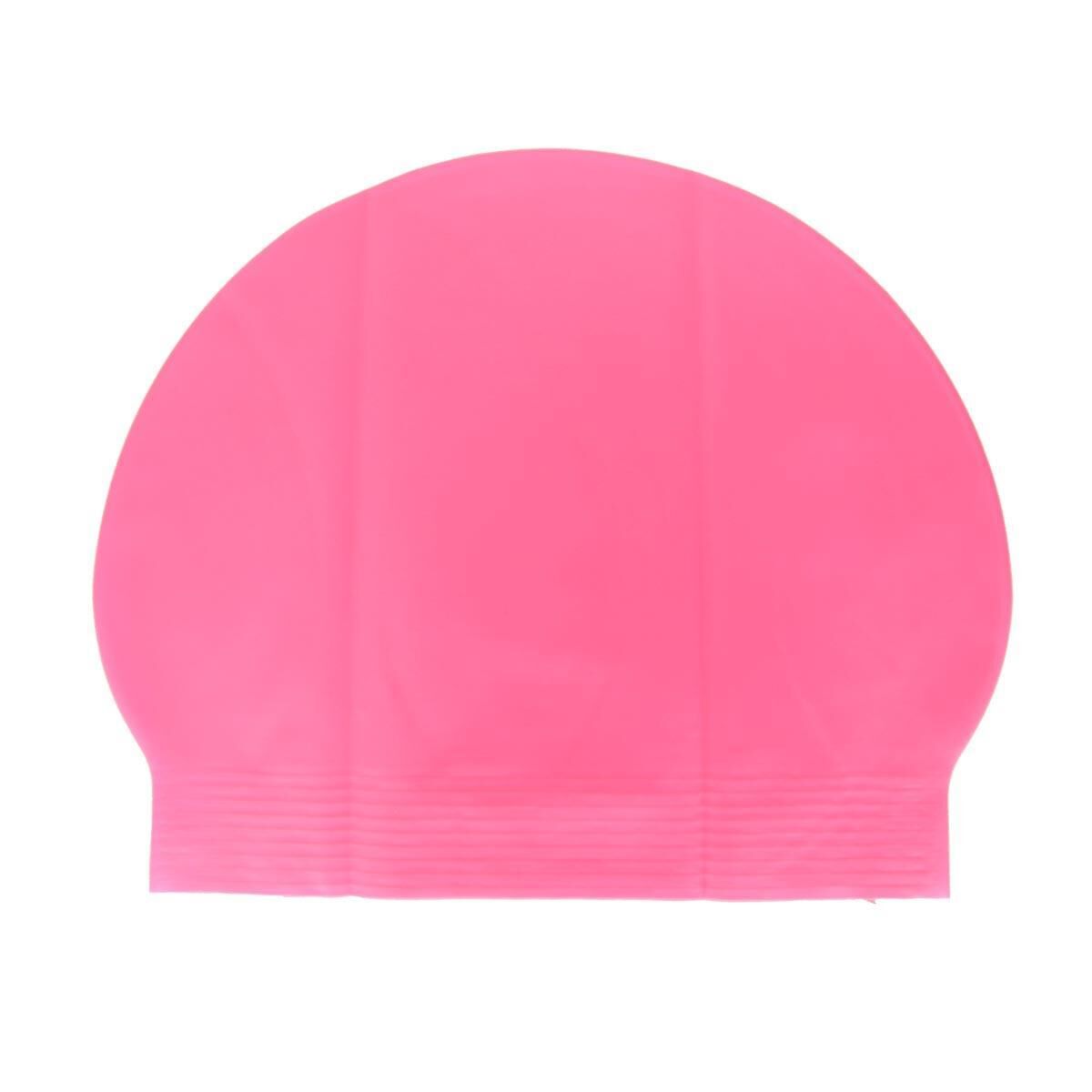 Bermuda Latex Swim Cap Yüzücü Bonesi PEMBE