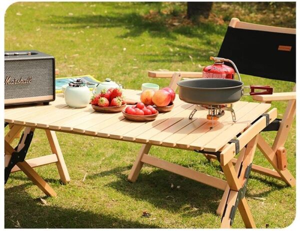 Campout Katlanır Ahşap Masa