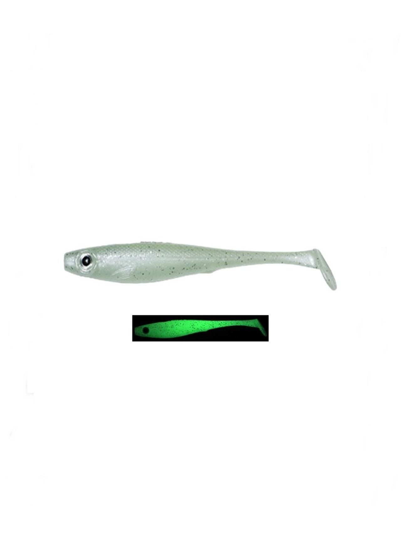 Fujin Shady 10cm 7gr x3 Silikon Yem White Glow