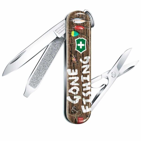 Victorinox 0.6223.L2005 Classic Gone Fishing Desenli 2020 Limitli Çakı
