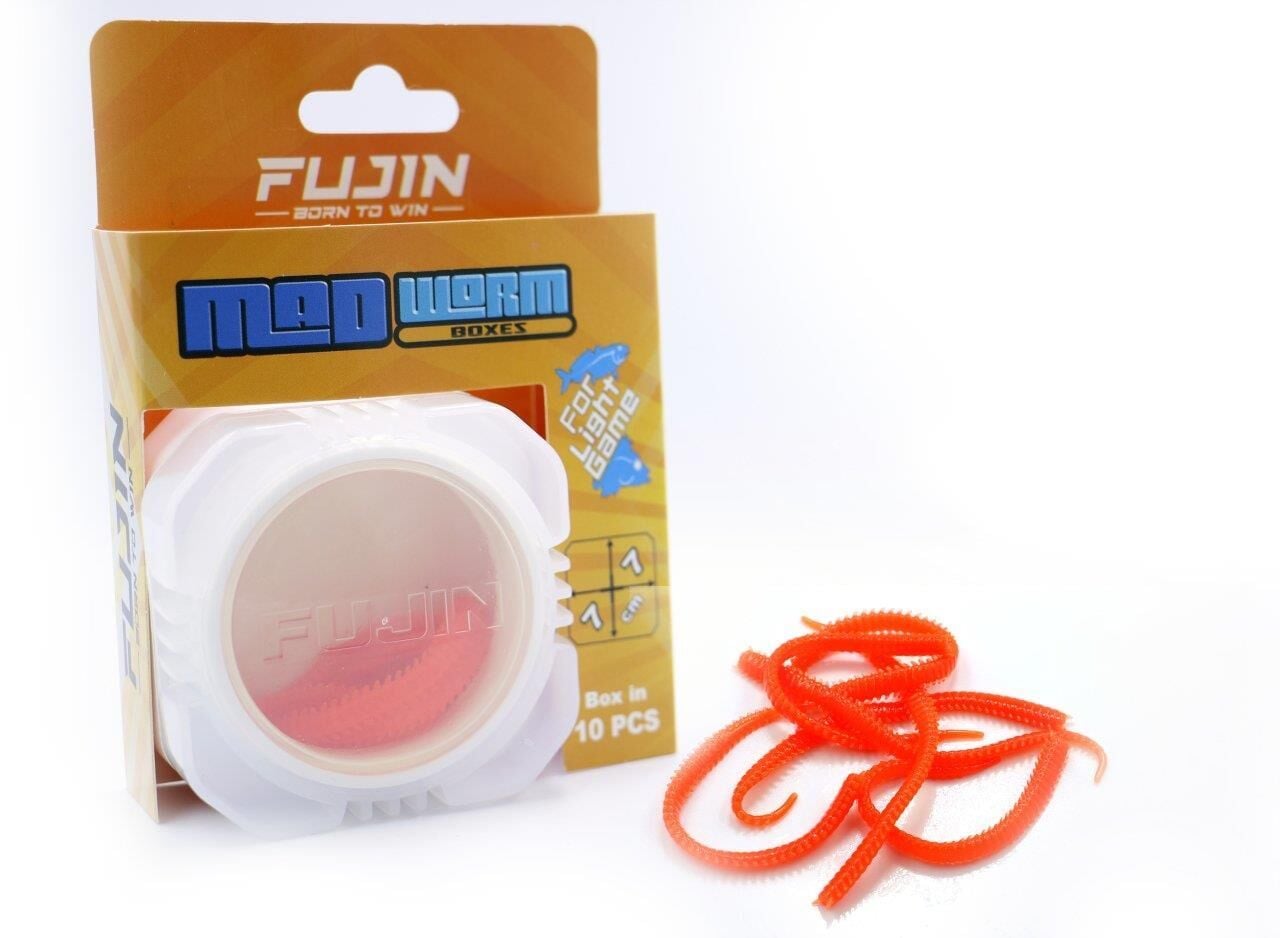Fujin Mad Worm 9cm LRF Silikonu ORANGE