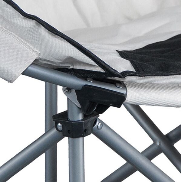 Madfox Moonchair Deluxe Katlanır Kamp Sandalyesi Siyah/Gri