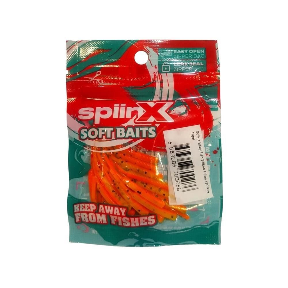Spiinx Baby Fish Silikon 4.5cm Lrf Silikon Yem FIRE TIGER