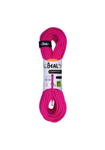 Beal Stinger III 9.4 mm x 60 mt Dinamik İp Fuşya
