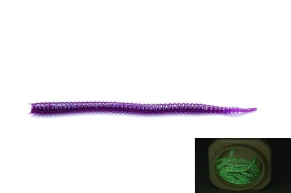 Fujin Mad Worm 9cm LRF Silikonu Glow Purple