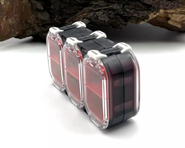 Daiwa Unit Case UC-600DP 6 Bölmeli Balıkçı Kutusu Red Smoke