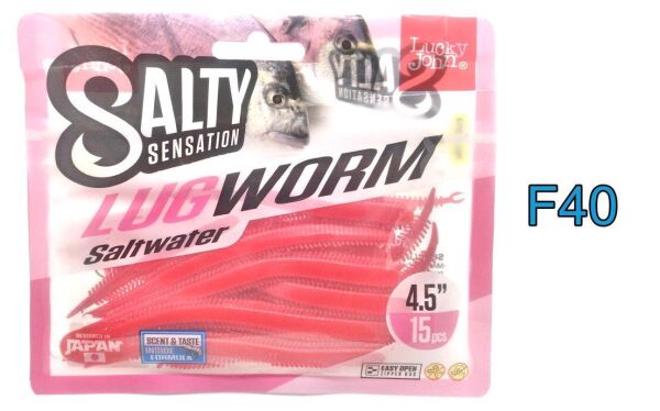 Lucky John Lugworm SaltWater 11,5Cm Lrf Silikon Yem F33