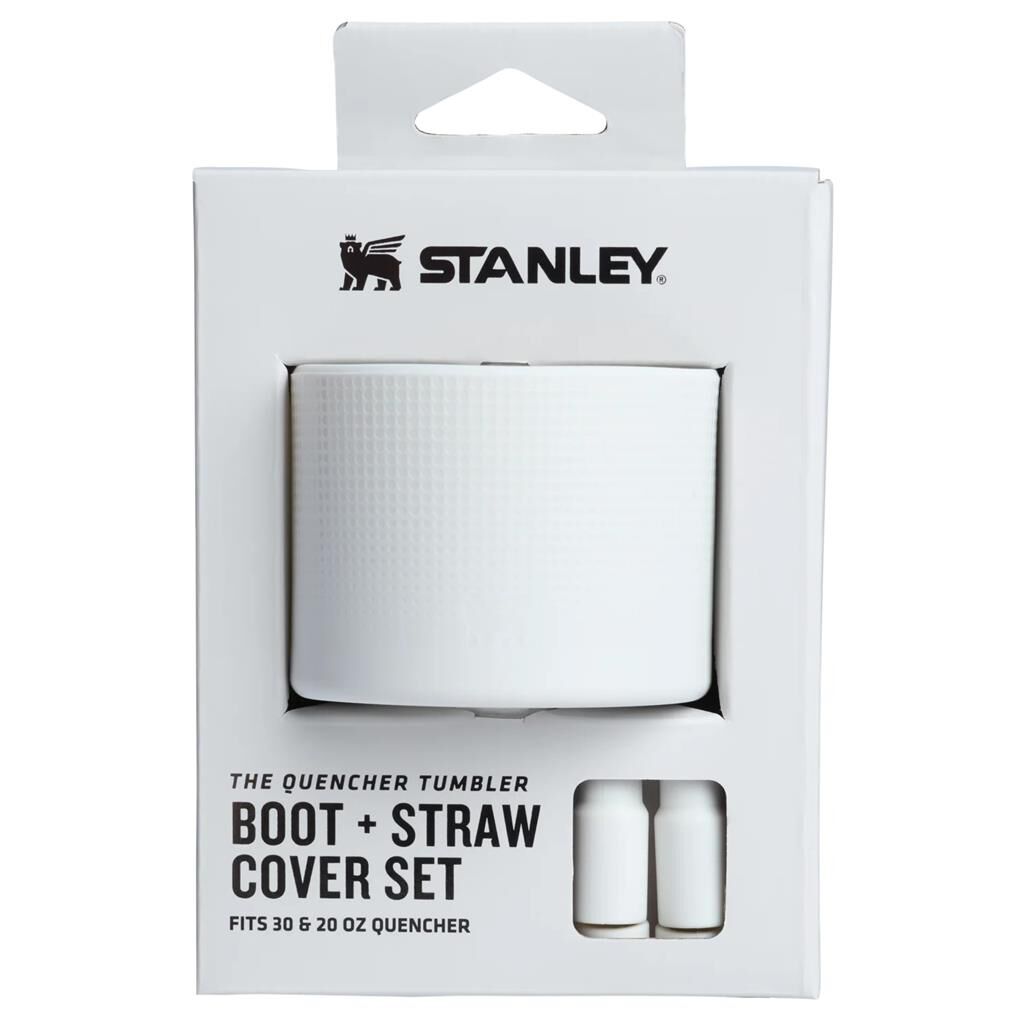 Stanley The Quencher Boot + Straw Topper Cover Set 0.88 + 0.59 Lt Pale Stone