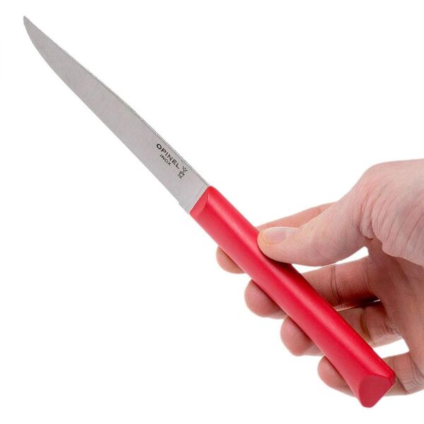 Opinel Bon Appetit Plus Paslanmaz Çelik Sofra Bıçağı BORDO