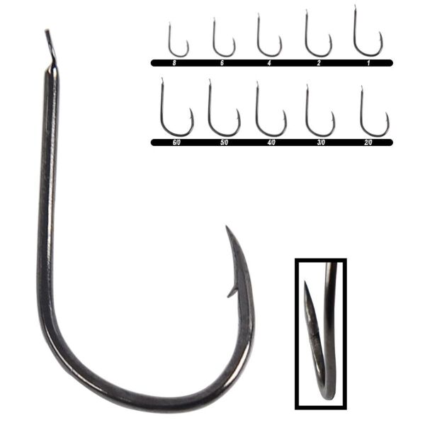 Hayabusa H.FKS130 Black Nikel Olta İğnesi NO:2 - Black Nickel