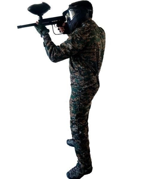 Paintball Tulum Yeşil Kamuflaj XL